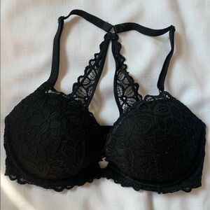 Elegant Black Lace Bra